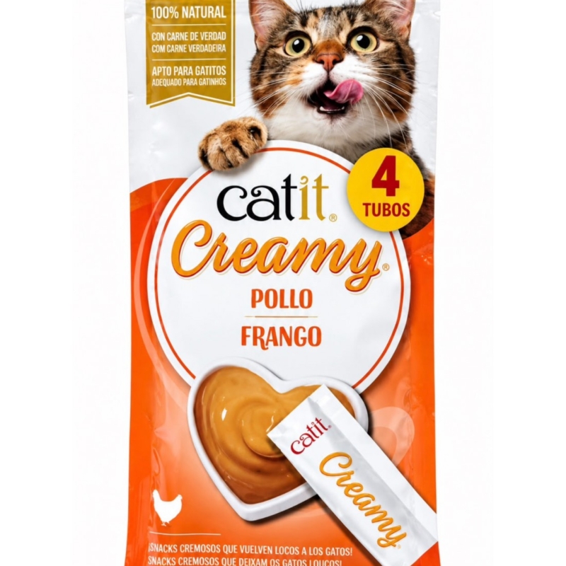 CATITI CREAMY POLLO 40 GRS (4 X 10 GS )