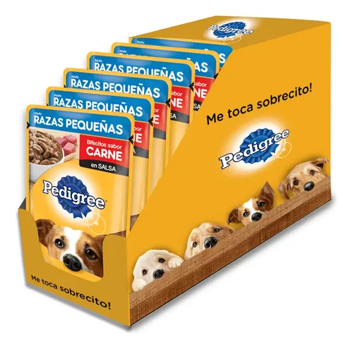 POUCH PEDIGREE R PEQ CARNE CAJA X 12U