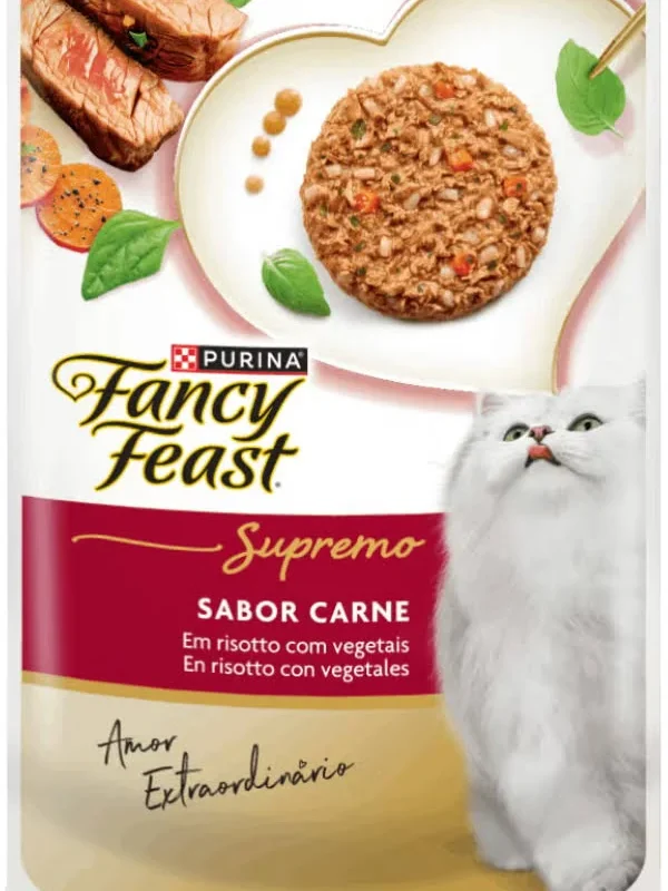 POUCH FANCY FEAST CARNE Y VEGETALES X 85 GR (UNIDAD)