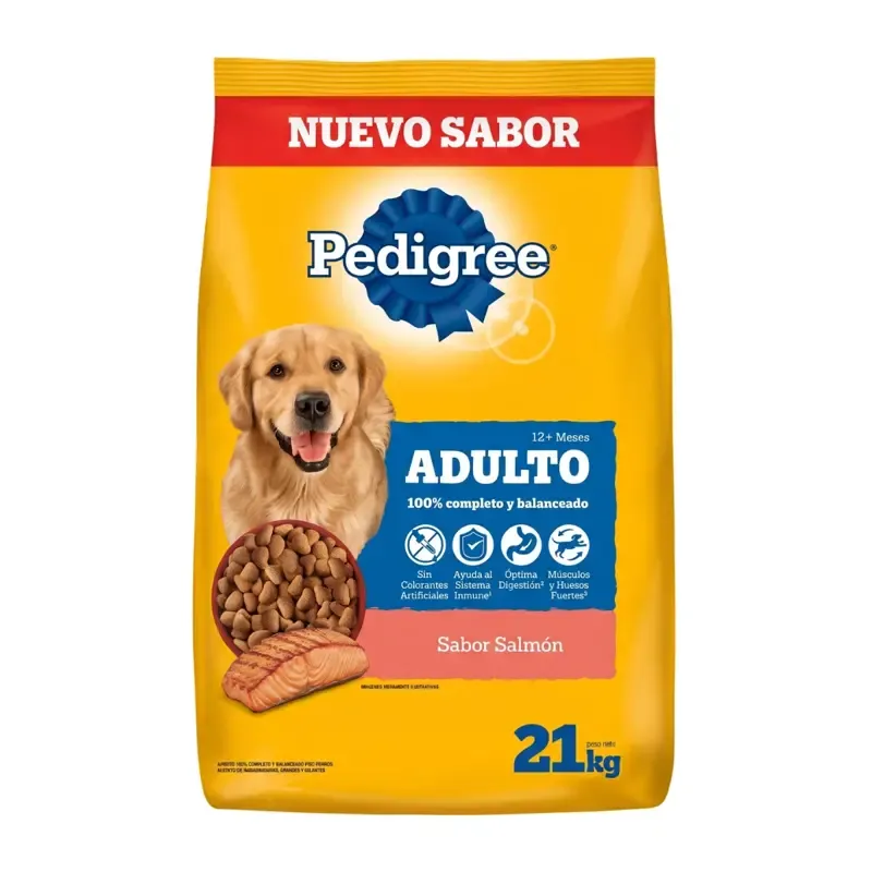 PEDIGREE ADULTO SALMON x 21 KG