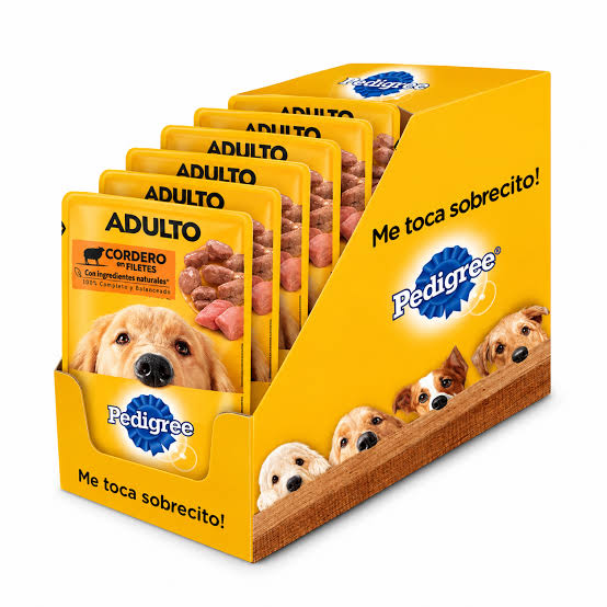 POUCH PEDIGREE ADULTO CORDERO CAJA X 12 UN