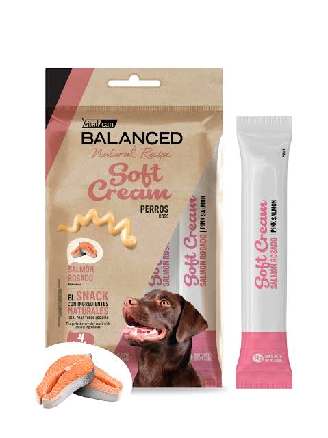 BALANCED SOFT CREAM PERRO SALMON ROSADO X 4 UN