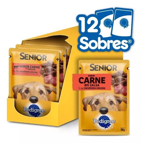 POUCH PEDIGREE SENIOR CARNE X 12 UNI